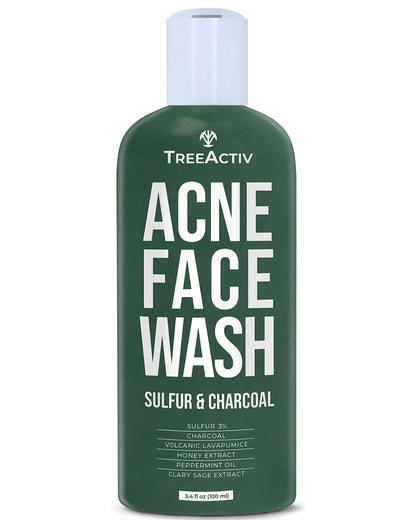 Velmora Clarifying Acne Cleanser
Sulfur & Charcoal Deep Purifying Face Wash