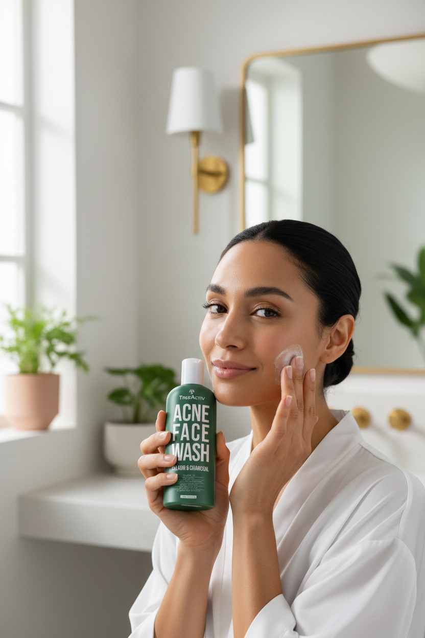 Velmora Clarifying Acne Cleanser
Sulfur & Charcoal Deep Purifying Face Wash