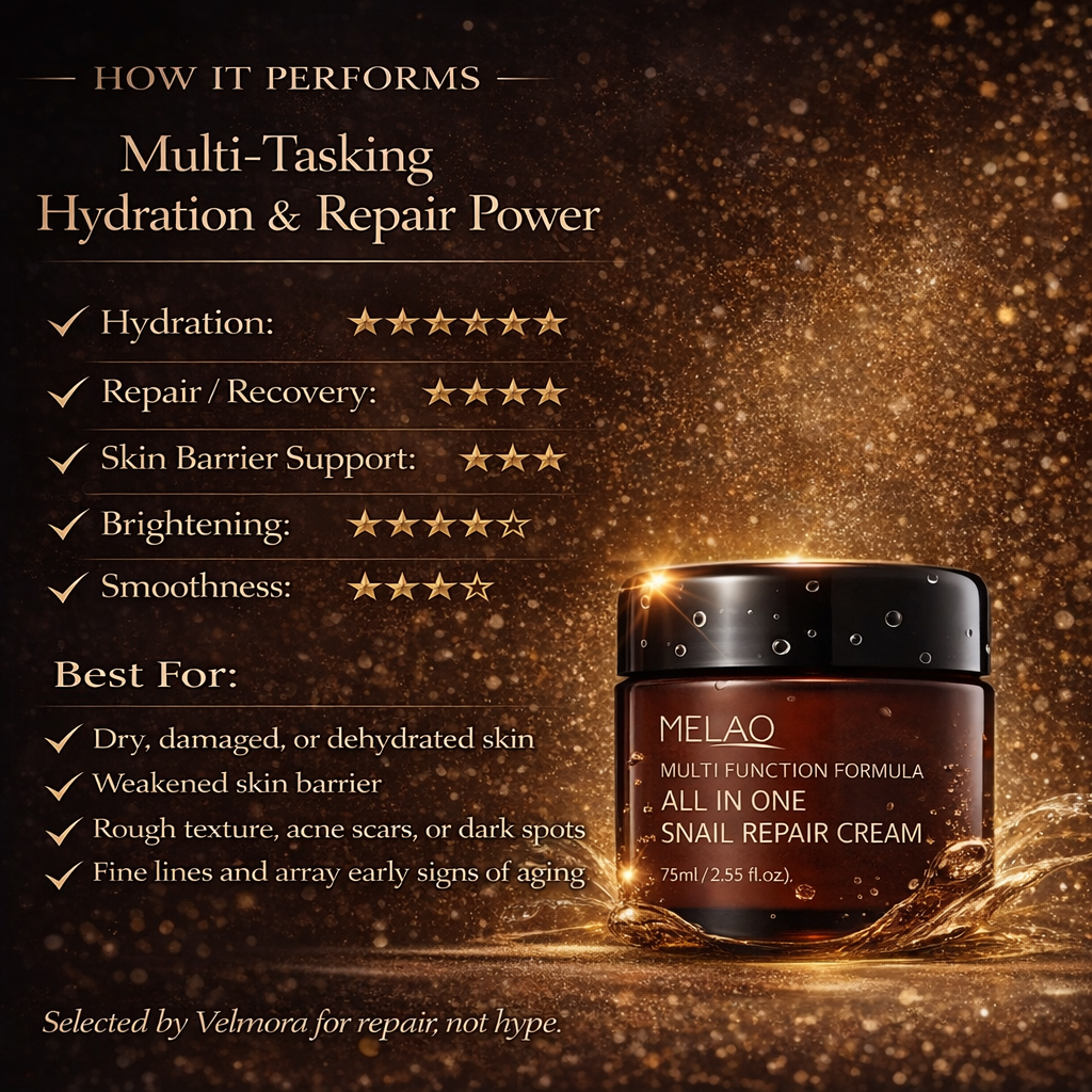MELAO Snail Cream 75ml Hydrating Anti-Wrinkle Essence